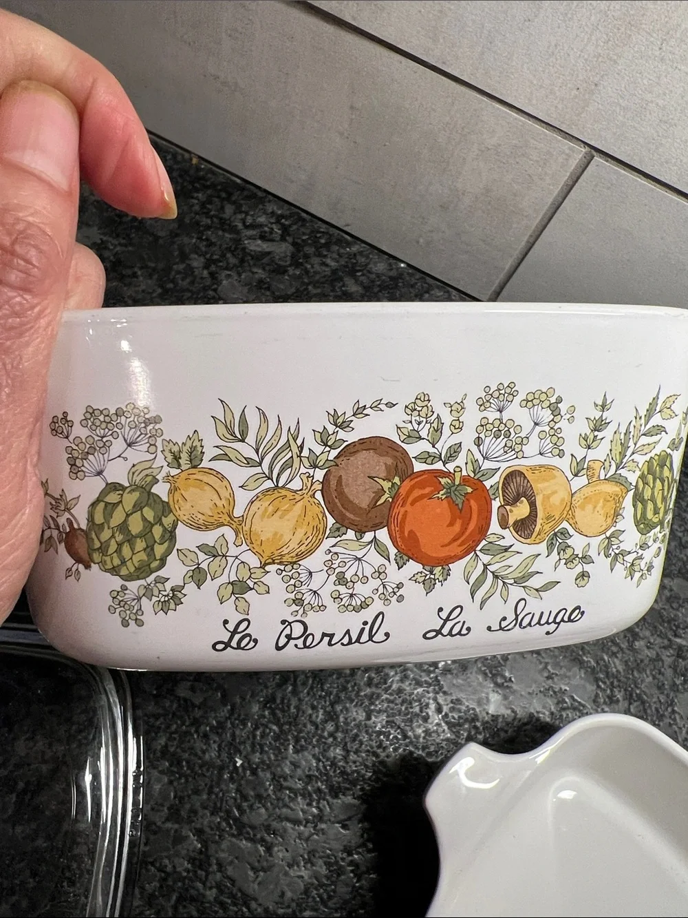 Vintage Spice of Life Corningware Casserole’s with lids. Like new condition.